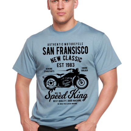 San Fransisco Spun Bamboo® Men's Bamboo Viscose/Organic Cotton Short Sleeve Graphic T-Shirt