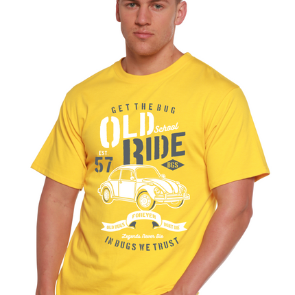 Old School Ride Spun Bamboo® Men's Bamboo Viscose/Organic Cotton Short Sleeve Graphic T-Shirt