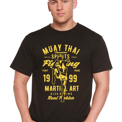 Muay Thai Spun Bamboo® Men's Bamboo Viscose/Organic Cotton Short Sleeve Graphic T-Shirt