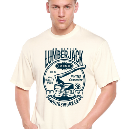 Authentic Lumberjack Men's Bamboo Viscose/Organic Cotton Short Sleeve Graphic T-Shirt