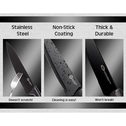 7-Piece Set: Chef Knife, Bread, Carving, Utility, Pairing, Cheese, Pizza