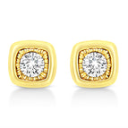 Yellow.Sterling Silver / 0.1 / Cushion Shape