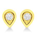 Yellow.Sterling Silver / 0.1 / Pear Shape