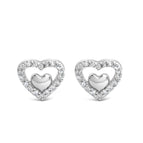 White.Sterling Silver / 0.15 / Diamond