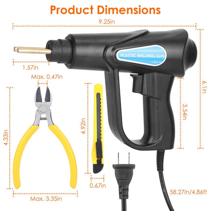 70W Plastic Welder Car Bumper Repair Kit