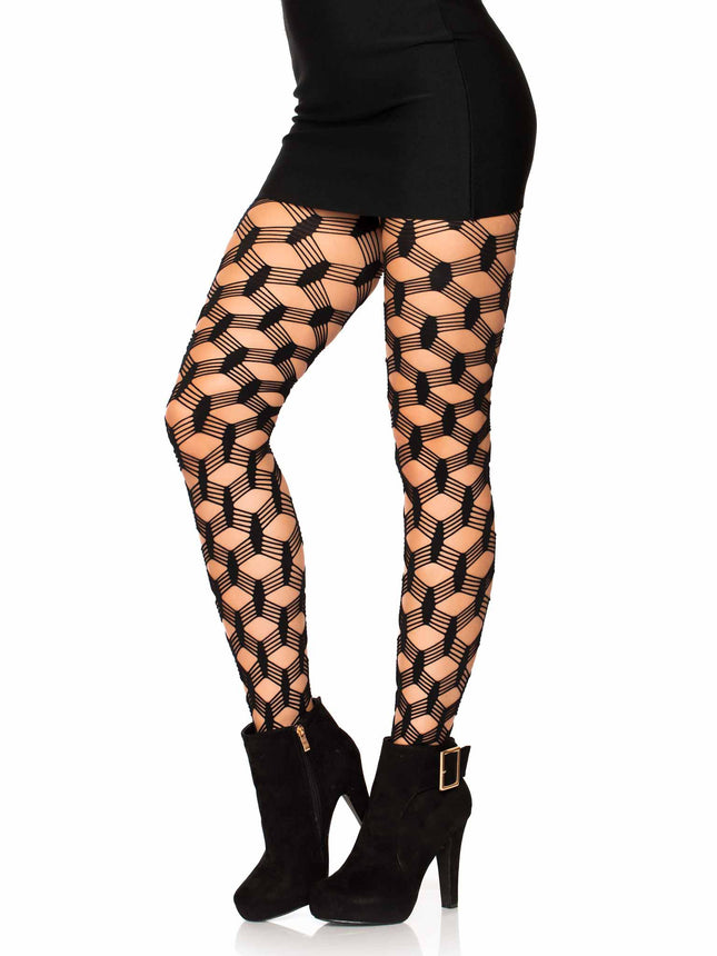 Hardcore Net Tights - Black - O/S