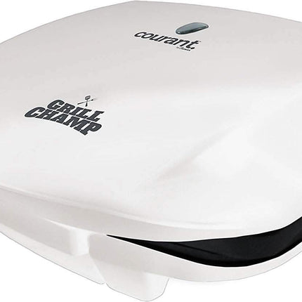 Courant CCG-5681 Grill Champ Contact Grill 4 Servings (White)