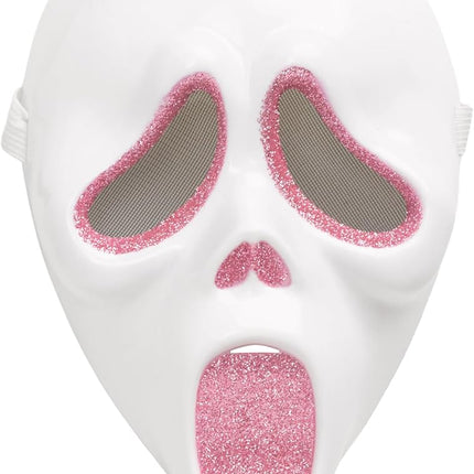 Ghost Face Adult Pink Glitter Costume