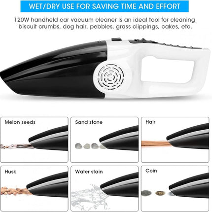 High-Power Car Vacuum Cleaner | Wet & Dry, Mini & Portable