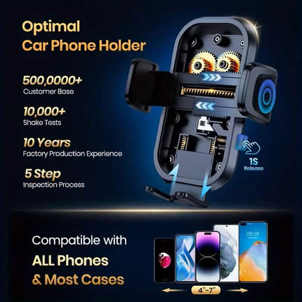 TOPK D38C Car Phone Holder – Adjustable Dashboard Mount