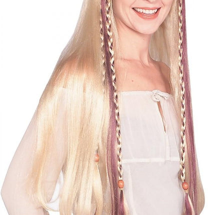 Blonde Renaissance Fair Maiden Guinevere Wig