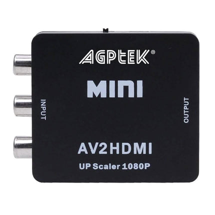720p 1080p AGPtek Mini Composite AV CVBS 3RCA to HDMI Video Converter Adapter