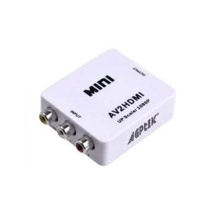 720p 1080p Upscaler Mini Composite AV CVBS 3RCA to HDMI Video Converter Adapter