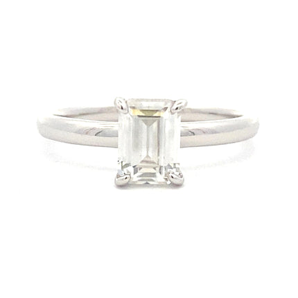 Natural .98ct Moissanite  Sterling Silver