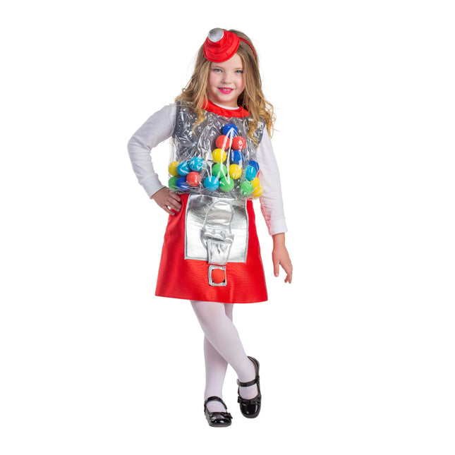 Kids Gumball Machine Outfit, Colorful Gumball-Themed Dress-Up Attire for Children, Fun Party and Pretend Play Clothing for School Events and Special Occasions
