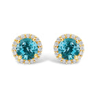 Yellow.Gold / 0.16 / Blue Topaz