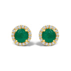 Yellow.Gold / 0.16 / Green Emerald