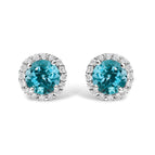 White.Gold / 0.16 / Blue Topaz