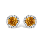 White.Gold / 0.16 / Orange Citrine