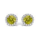 White.Gold / 0.16 / Green Peridot