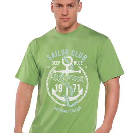 Sailor Club Spun Bamboo® Men's Bamboo Viscose/Organic Cotton Short Sleeve Graphic T-Shirt