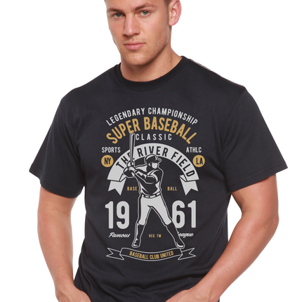 Super Baseball Spun Bamboo® Men's Bamboo Viscose/Organic Cotton Short Sleeve Graphic T-Shirt