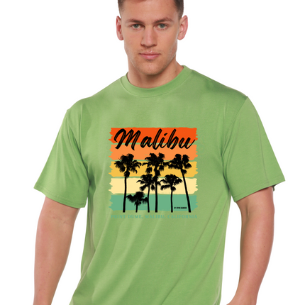 Malibu Unisex Bamboo Viscose/Organic Cotton Short Sleeve Graphic T-Shirt