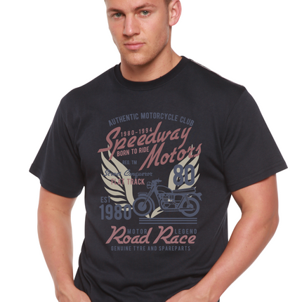 Speedway Motor Spun Bamboo® Men's Bamboo Viscose/Organic Cotton Short Sleeve Graphic T-Shirt