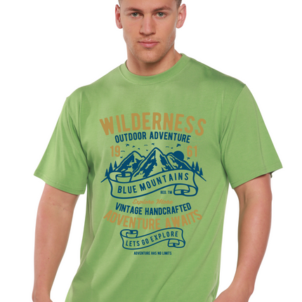 Wilderness Spun Bamboo® Men's Bamboo Viscose/Organic Cotton Short Sleeve Graphic T-Shirt
