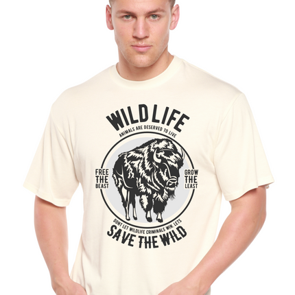 Wild Life Spun Bamboo® Men's Bamboo Viscose/Organic Cotton Short Sleeve Graphic T-Shirt
