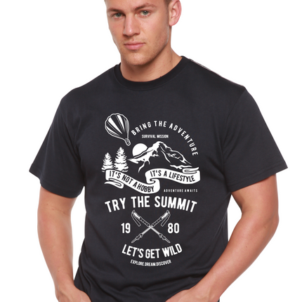 Try The Summit Spun Bamboo® Men's Bamboo Viscose/Organic Cotton Short Sleeve Graphic T-Shirt