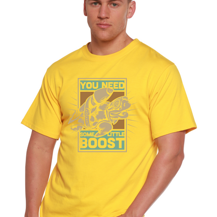 You Need Boost Men's Bamboo Viscose/Organic Cotton Short Sleeve Graphic T-Shirt
