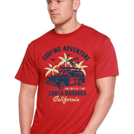 Surfing Adventure Spun Bamboo® Men's Bamboo Viscose/Organic Cotton Short Sleeve Graphic T-Shirt