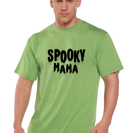 Spooky Mama Halloween Men's Bamboo Viscose/Organic Cotton Short Sleeve Graphic T-Shirt