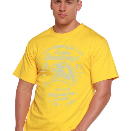 Custom Speedways Premium Eagle Men's Bamboo Viscose/Organic Cotton Short Sleeve Graphic T-Shirt