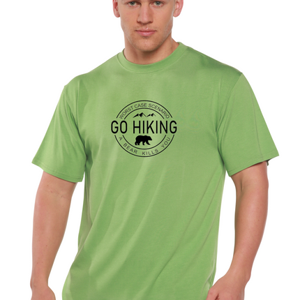 Go Hiking Men's Bamboo Viscose/Organic Cotton Short Sleeve Graphic T-Shirt