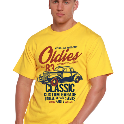 Oldies Spun Bamboo® Men's Bamboo Viscose/Organic Cotton Short Sleeve Graphic T-Shirt