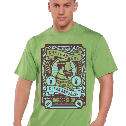 Shave and Cut Spun Bamboo® Men's Bamboo Viscose/Organic Cotton Short Sleeve Graphic T-Shirt