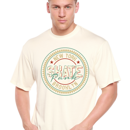 New York Skate Pank Men's Bamboo Viscose/Organic Cotton Short Sleeve Graphic T-Shirt
