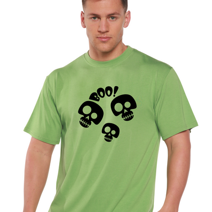 Halloween Boo Unisex Bamboo Viscose/Organic Cotton Short Sleeve Graphic T-Shirt