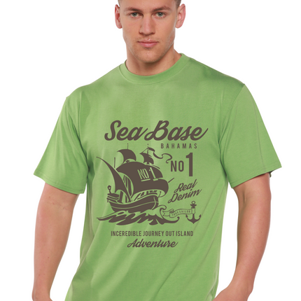 Sea Base Spun Bamboo® Men's Bamboo Viscose/Organic Cotton Short Sleeve Graphic T-Shirt
