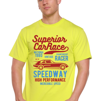 Superior Car Spun Bamboo® Men's Bamboo Viscose/Organic Cotton Short Sleeve Graphic T-Shirt