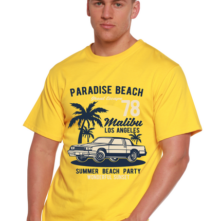 Paradise Beach Spun Bamboo® Men's Bamboo Viscose/Organic Cotton Short Sleeve Graphic T-Shirt