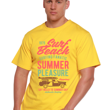 Surf Beach Spun Bamboo® Men's Bamboo Viscose/Organic Cotton Short Sleeve Graphic T-Shirt