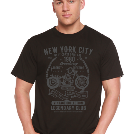 New York City Spun Bamboo® Men's Bamboo Viscose/Organic Cotton Short Sleeve Graphic T-Shirt