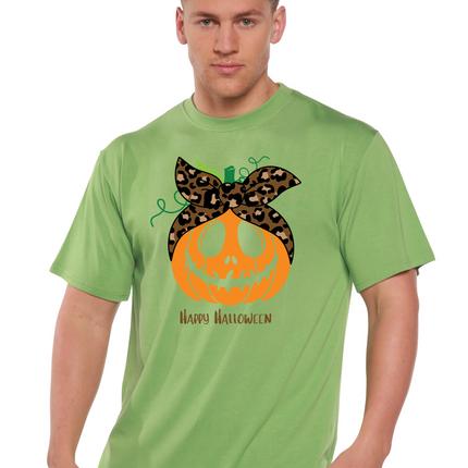 Happy Halloween Men's Bamboo Viscose/Organic Cotton Short Sleeve Graphic T-Shirt