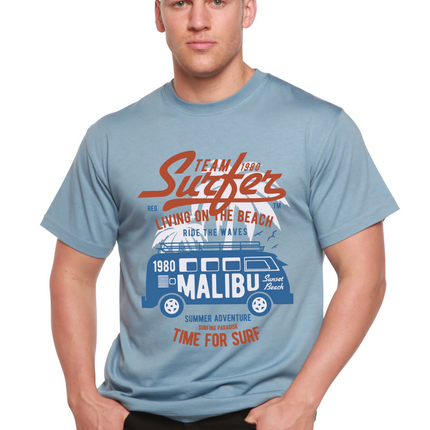 Team Surfer Spun Bamboo® Men's Bamboo Viscose/Organic Cotton Short Sleeve Graphic T-Shirt