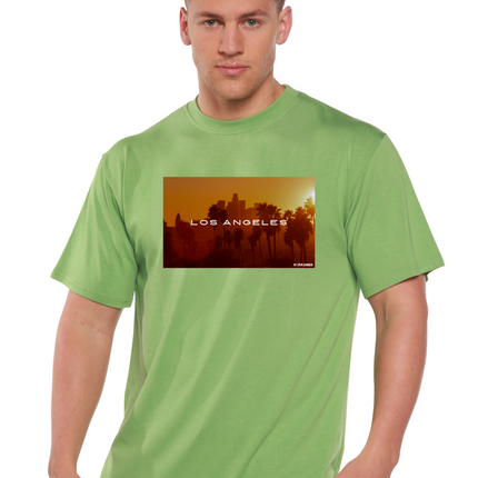 Los Angeles Unisex Bamboo Viscose/Organic Cotton Short Sleeve Graphic T-Shirt