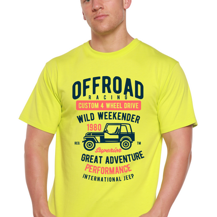 Off Road Racing Spun Bamboo® Men's Bamboo Viscose/Organic Cotton Short Sleeve Graphic T-Shirt