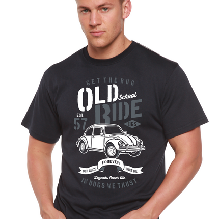 Old School Ride Spun Bamboo® Men's Bamboo Viscose/Organic Cotton Short Sleeve Graphic T-Shirt